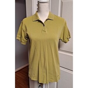 Womans S Green‎ Patagonia Organic Cotton Polo